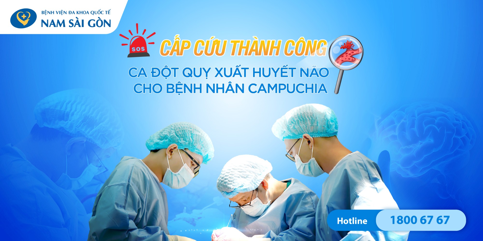 Cấp Cứu Thành Công Ca Đột Quỵ Xuất Huyết Não Cho Bệnh Nhân Campuchia