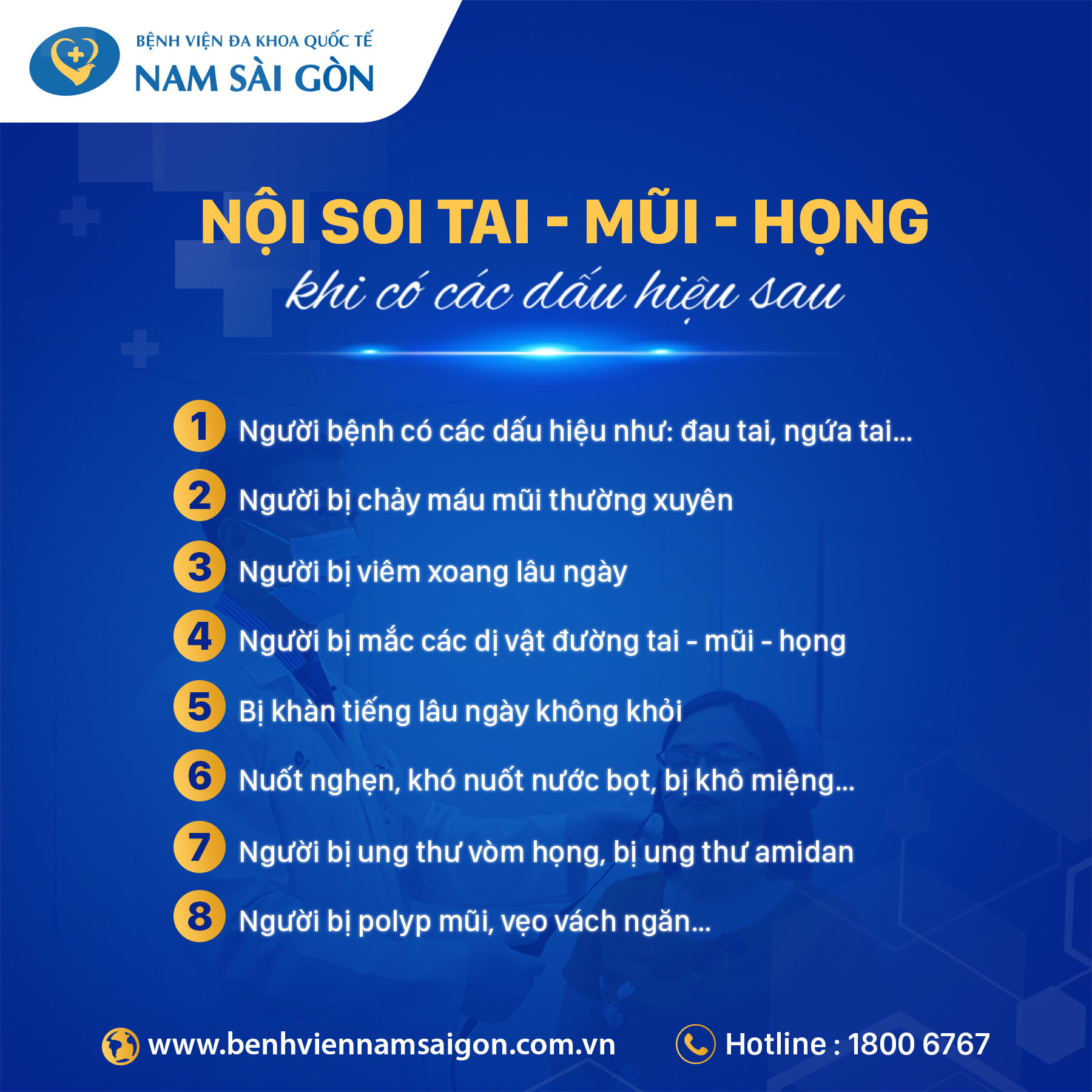 Các dấu hiệu cần nội soi tại - mũi - họng 