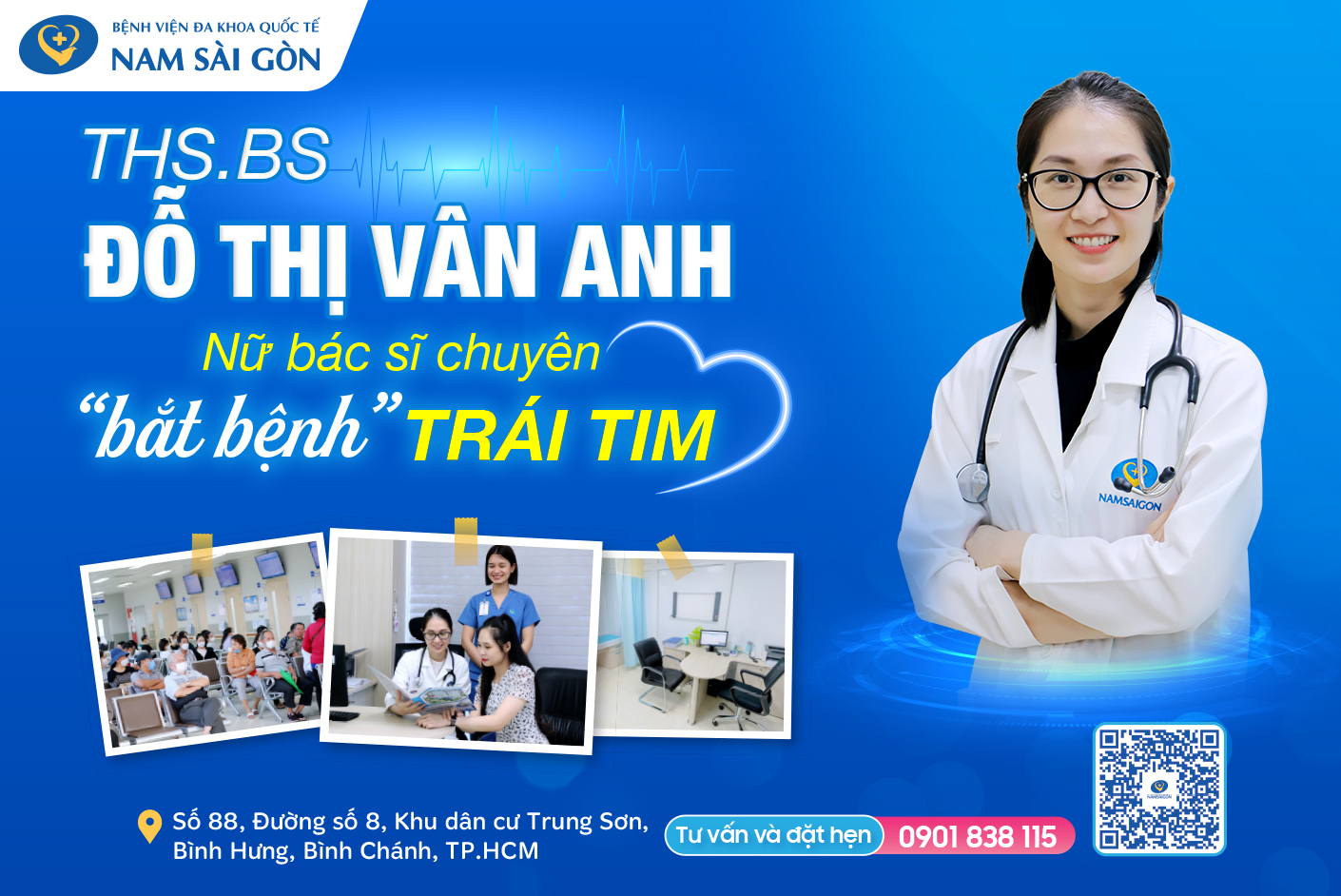 Ths. Bs Đỗ Thị Vân Anh - Nữ bác sĩ chuyên “bắt bệnh” trái tim
